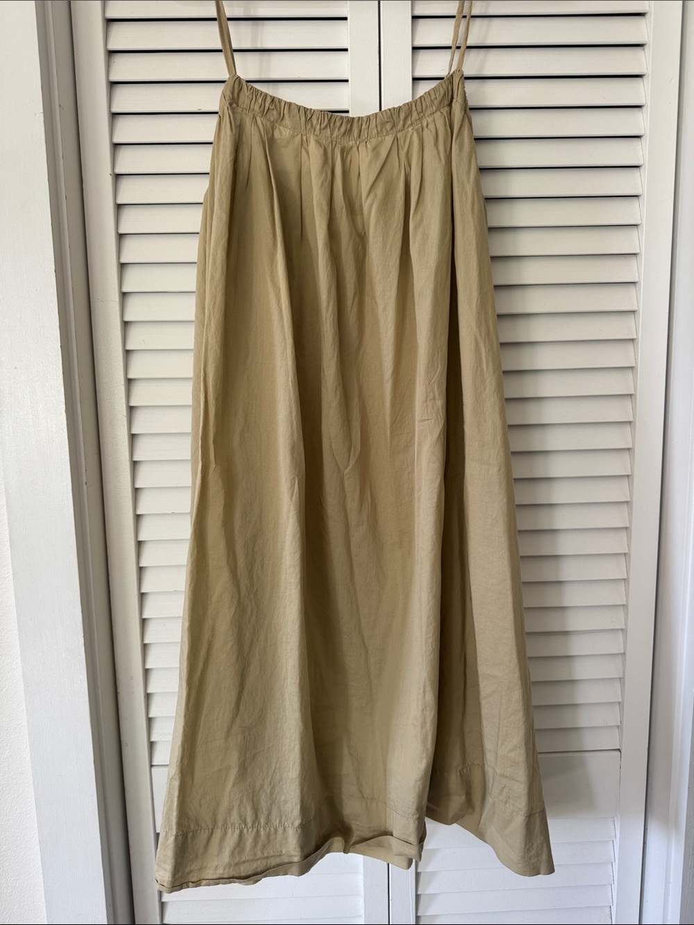 Mikoh Tan dress size 2 with tie option